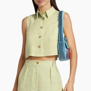 Hevron Katja linen top